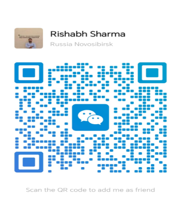 WeChat QR code for Rishabh Sharma